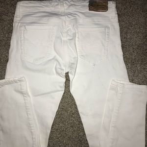 Ralph Lauren White Skinny Capri Pant